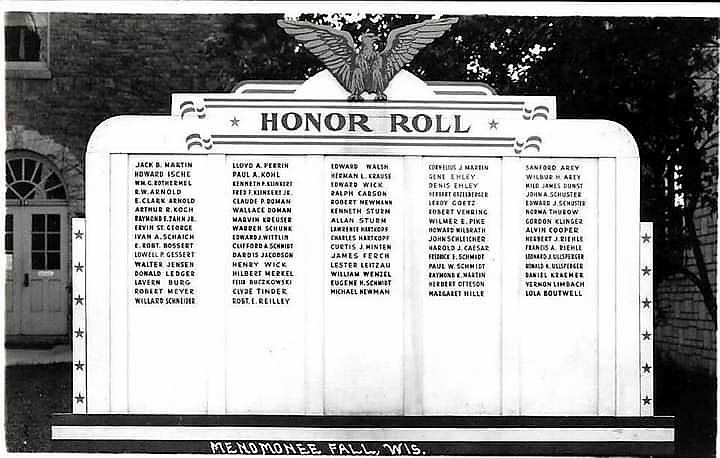 WW II Honor Roll