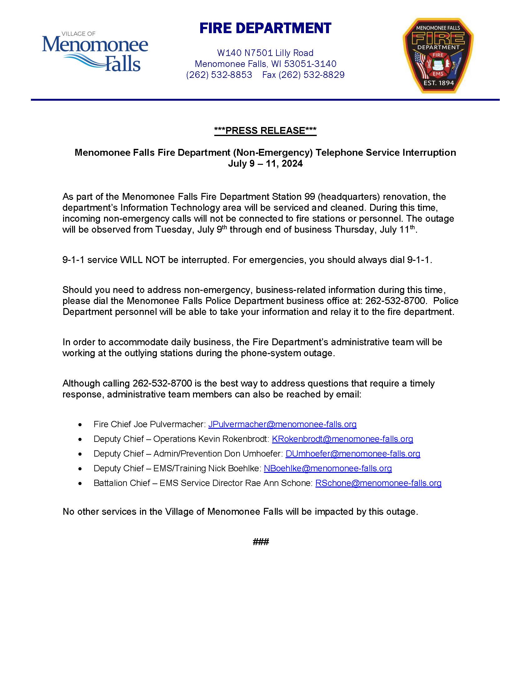 2024 07 08 Press Release - Phones