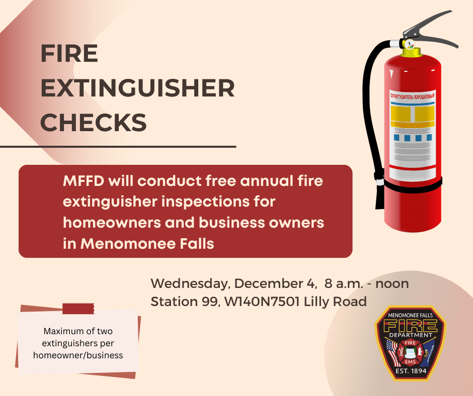 Fire extinguisher check