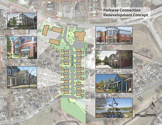 Map of Menomonee River Parkway Site