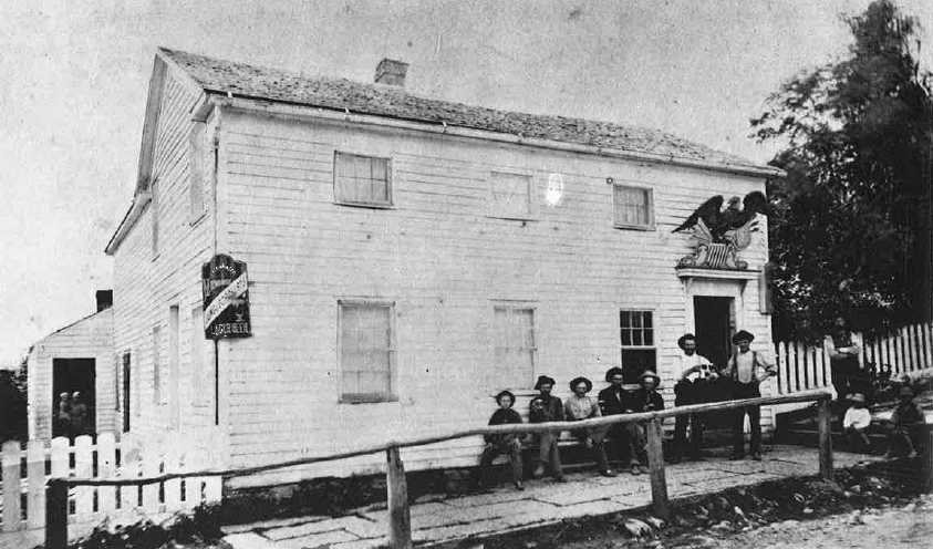 Early Photo of the Eagle Hotel