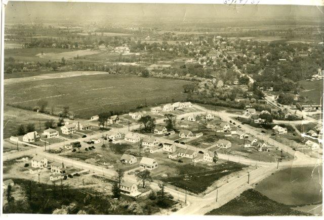 Aerial of Hiawatha Heights Neighborhood