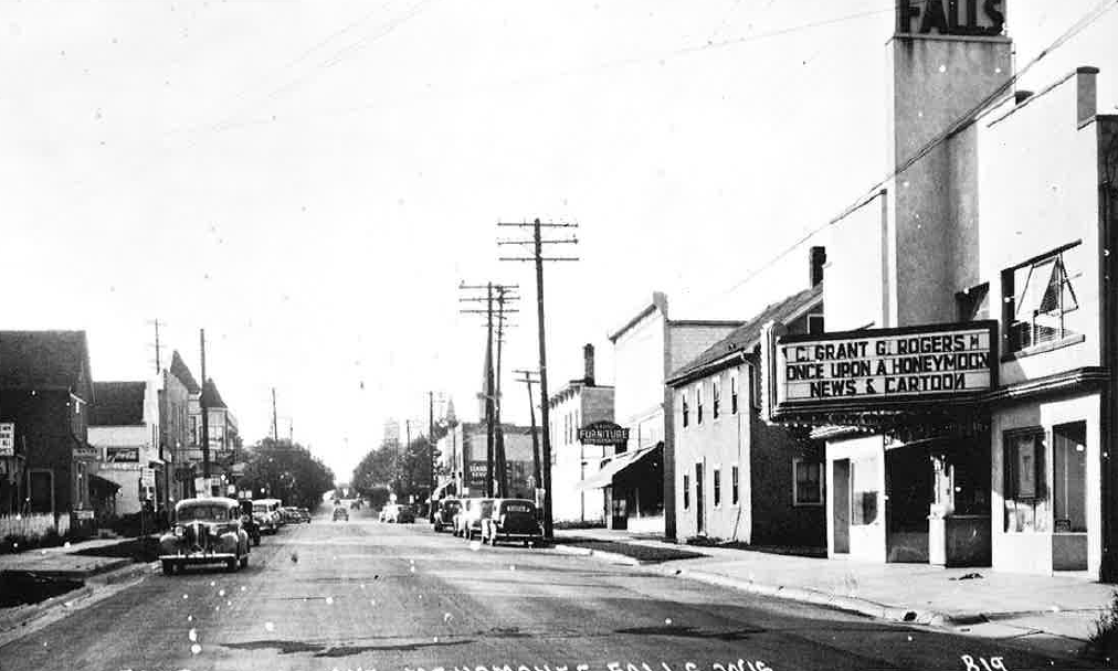Looking North from Falls Theater