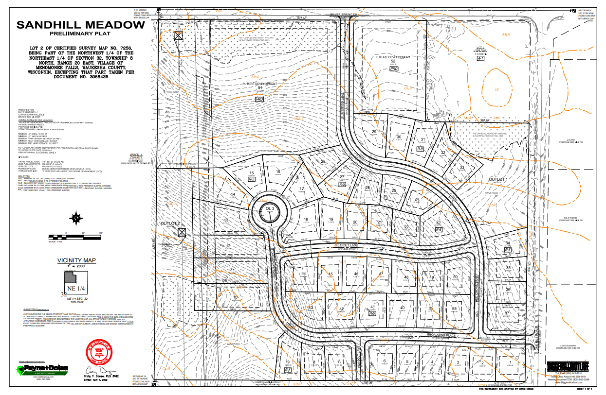 Sandhill Meadow Preliminary Plat